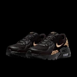 Nike Air Max Excee GPX Leopard Womens Black Hemp